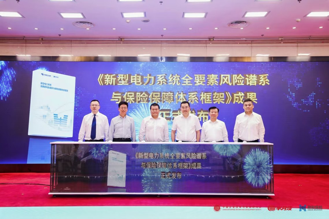 能源强国 点绿成金——鼎和保险行业首创《新型电力系统全要素风险谱系与保险保障体系框架》在京发布